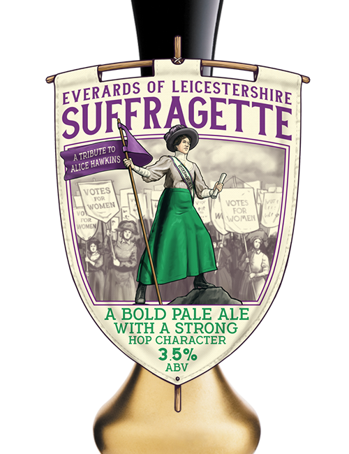 Suffragette on pump