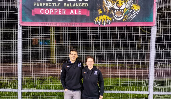 husband and wife Daryl and Sandy Boyce; Daryl plays for the club’s men’s first team and Sandy is a member of the ladies’ second team Feb 2020.jpg